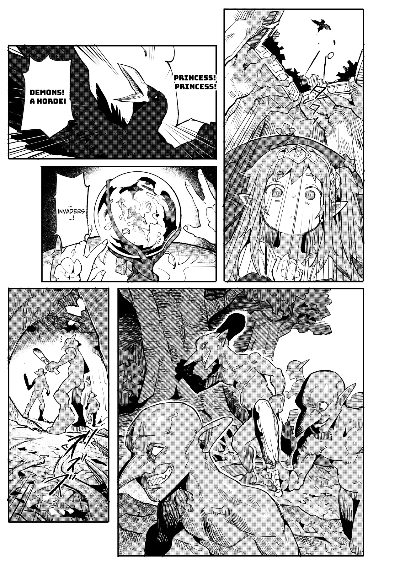 Hentai Manga Comic-NIEHL in the Prison of Seminal Servitude ~declaration of surrender engraved in the womb~-Read-8